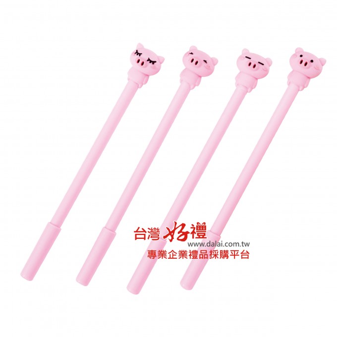 超夯表情豬中性筆